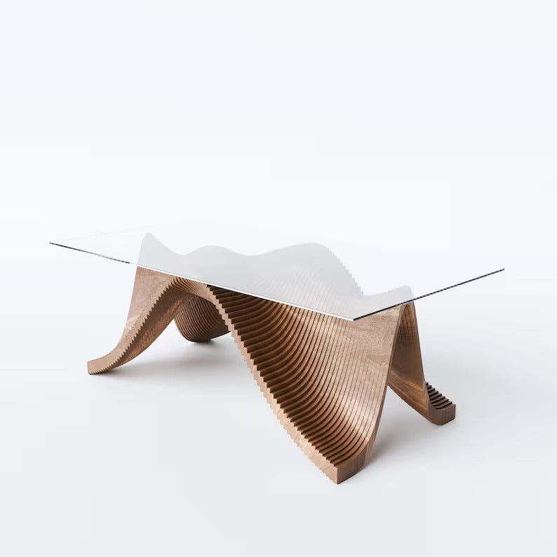 Wavy Table - Wooden Table