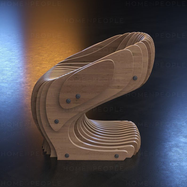 Weirdo Chair - Wooden Chair