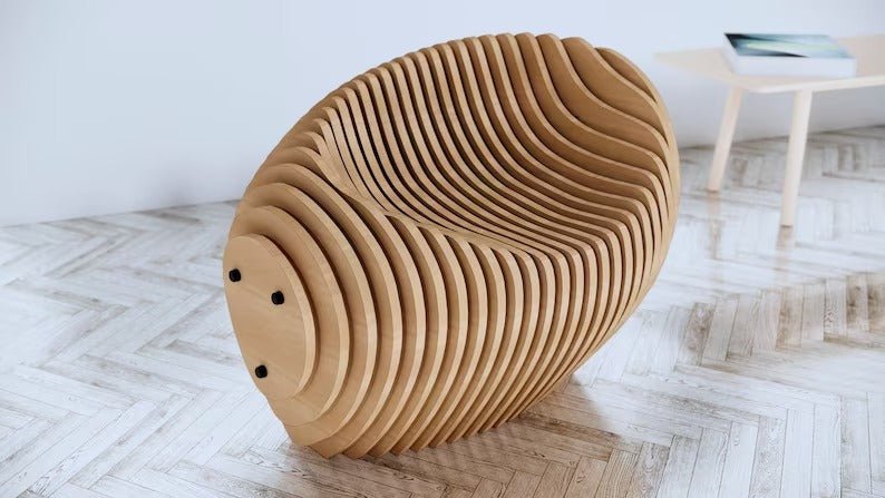 Woody Buff - Wooden Chair