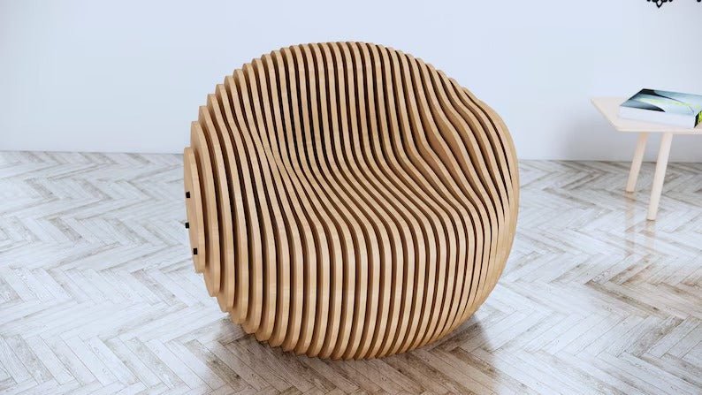 Woody Buff - Wooden Chair