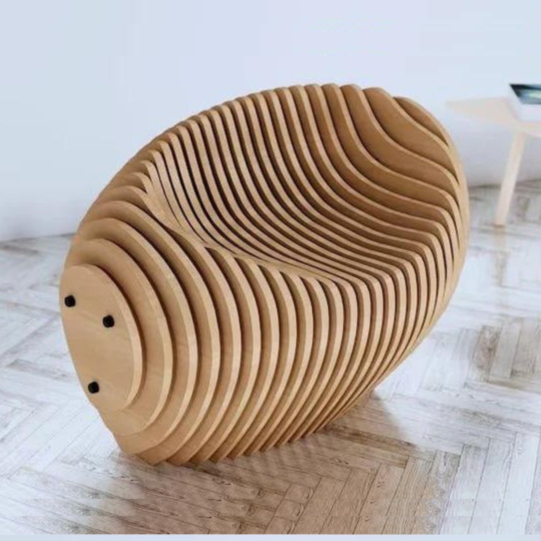 Woody Buff - Wooden Chair